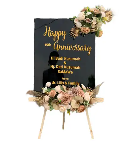 Papan Bunga Akrilik Kuwik